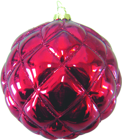 Decorative Glass Ball, 12cm