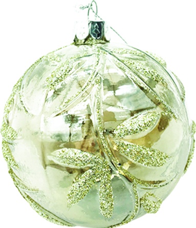 Decorative Clear Ball, 12cm