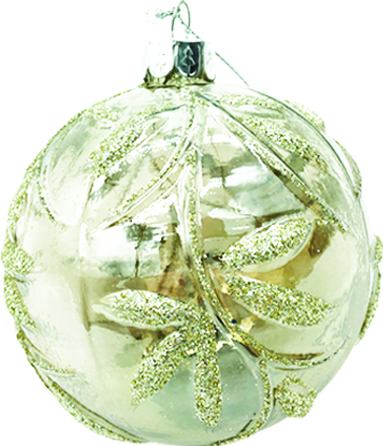 Decorative Clear Ball, 12cm