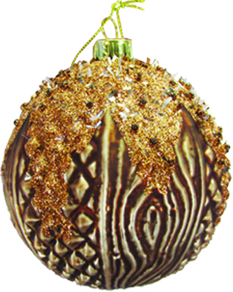 Antique Decorative Ball, 10cm