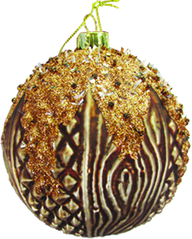 Antique Decorative Ball, 12cm