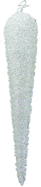 Clear Studded Icicle, 25cm