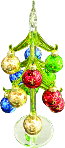 Mini-Tree with Hanging Balls, 25cm
