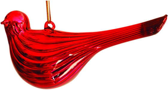 Glass Bird, 11cm