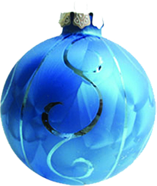 Decorative Glass Ball, 10cm