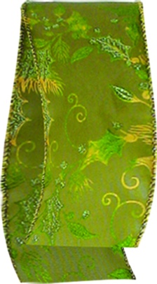 Ribbon Holly Sprig, 9.1m