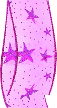 Ribbon Glitter Star, 9.1m