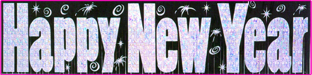 Holographic Ny Banner, 1.5m