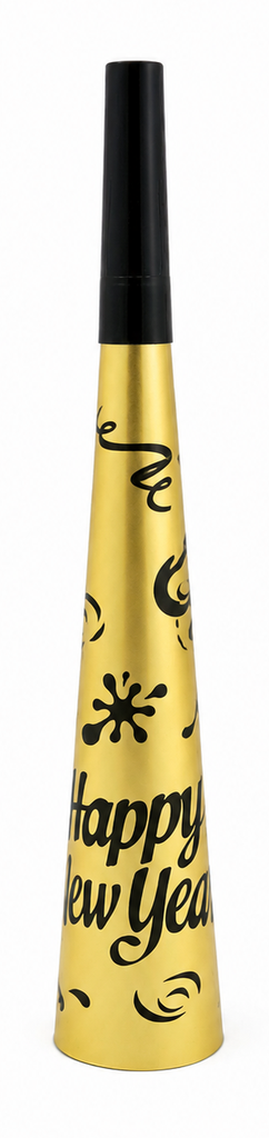 HNY Foil Horn Spiral Stripe, 25cm