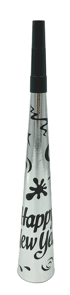 HNY Foil Horn Banded Stripe, 25cm