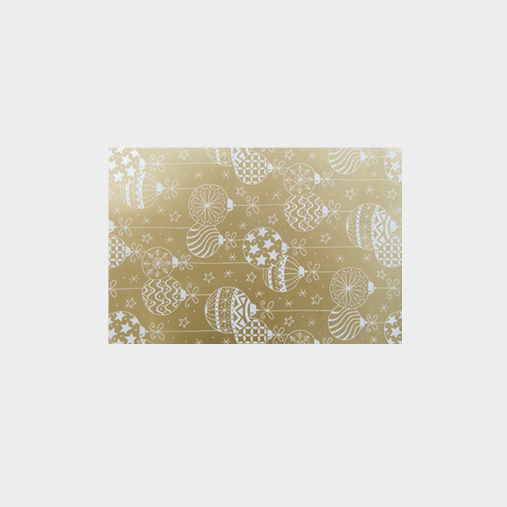 Gift Wrap Patterned Baubles, 10m