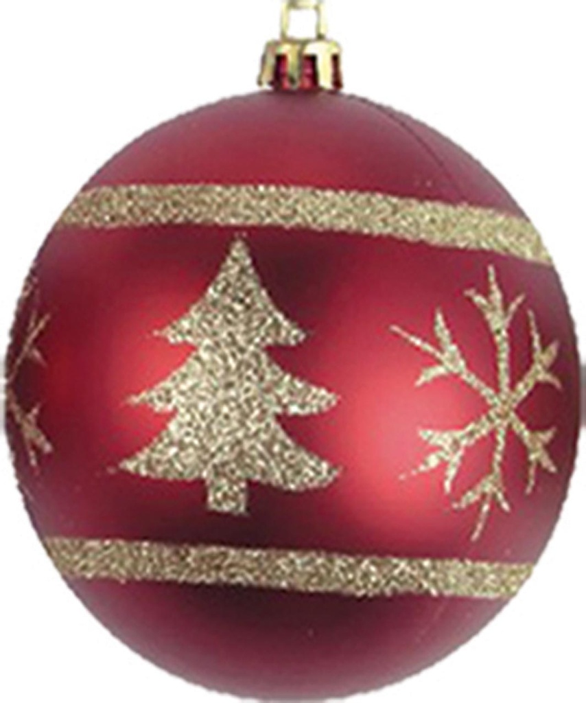 Decorative Ball Tree Snowflake, 10cm