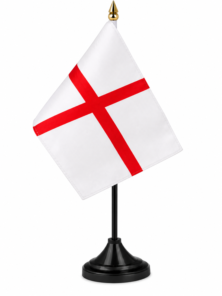 England Table Flag, 21cm