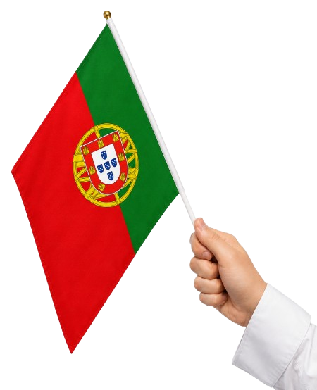 Portugal Hand Flag, 45cm
