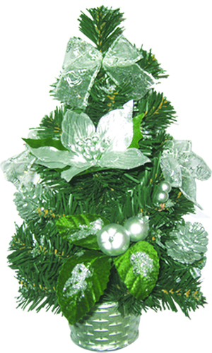 Decorated Mini-Tree, 12"