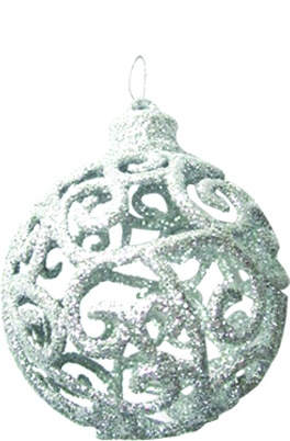 Wire Swirl Ball, 8cm