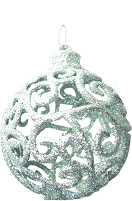 Wire Swirl Ball, 8cm