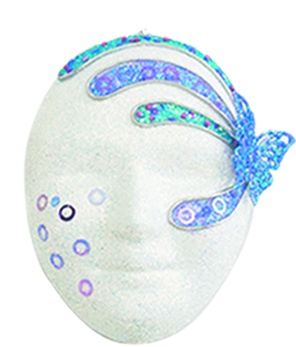 Hanging Face Mask, 11.5cm