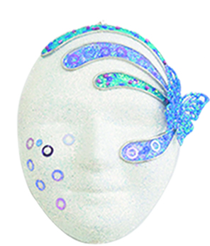 Hanging Face Mask, 11.5cm