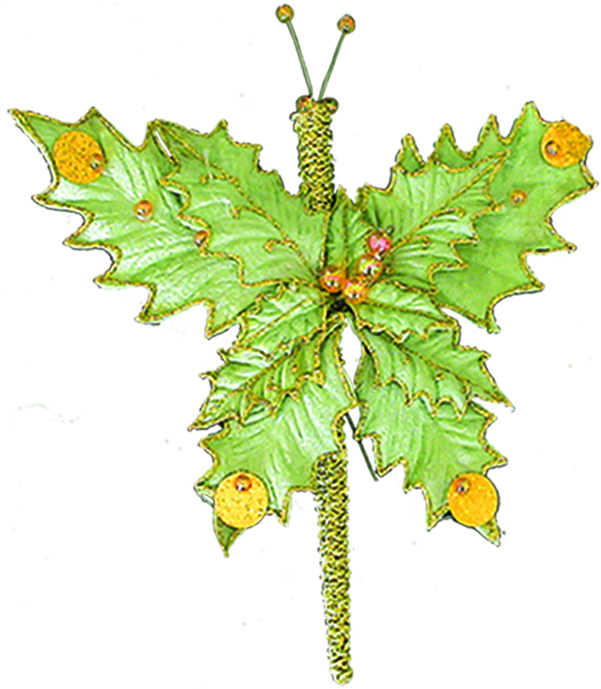 Ornamental Fabric Butterly, 25cm