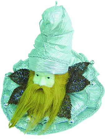 Ornamental Santa Head, 15cm