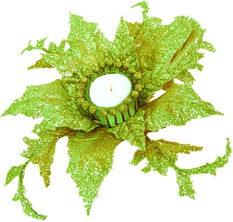 Leaf Candleholder, 23cm