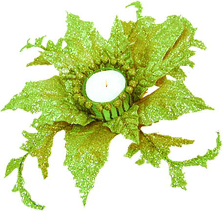Leafy Candleholder, 23cm