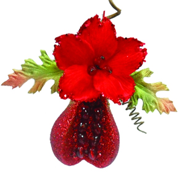 Pear Ornament, 12.5cm