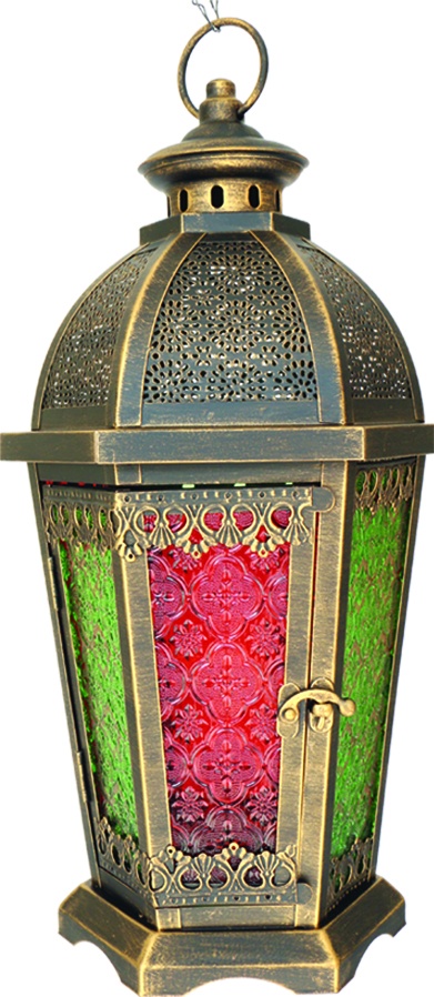 Brushed Lantern, 41cm