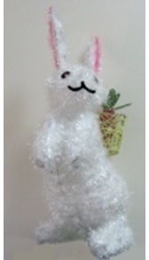 Tinsel Rabbit, 45cm