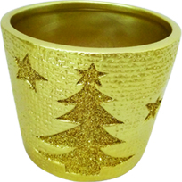 Printed Pot, 10cm