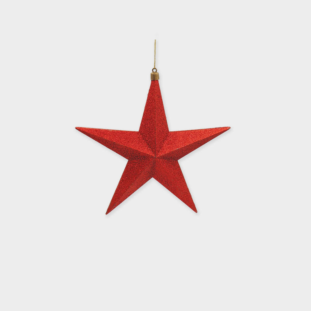 3D Glittered Star, 30cm
