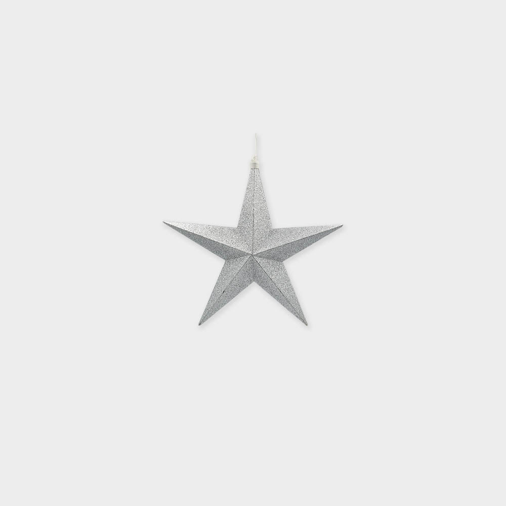 3D Glittered Star, 20cm