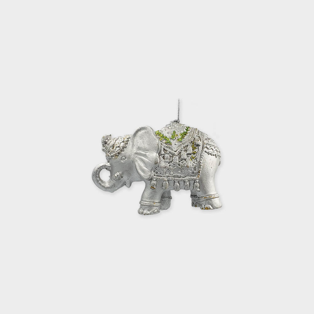 Glittered Elephant, 8cm