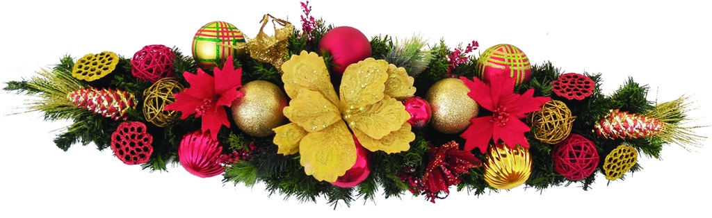 Decorated Swag, 4'