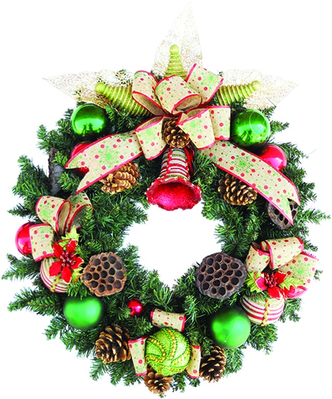 Decorated Wreath, 24"