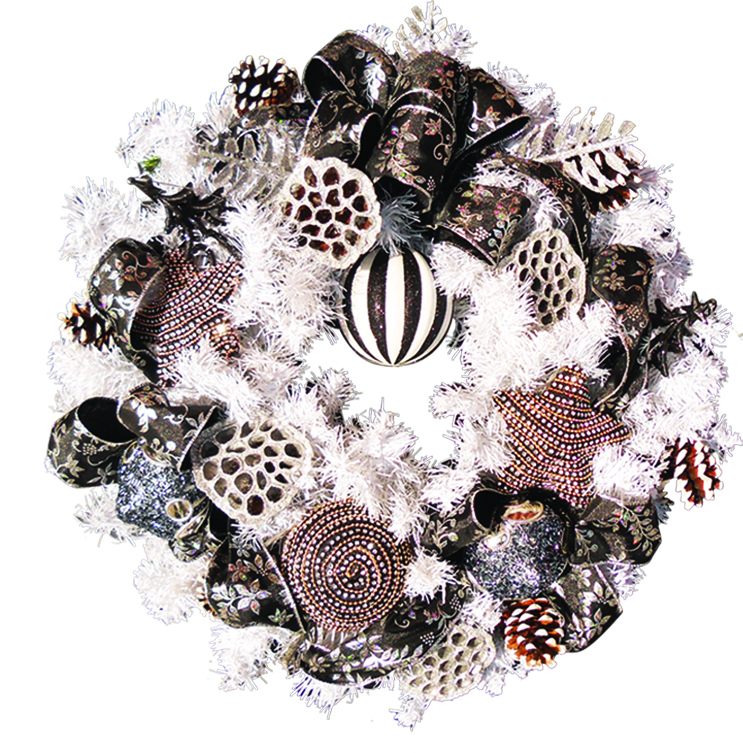 Decorated Wreath, 24"