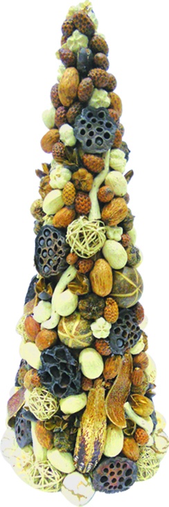 Decorated Cone, 60cm