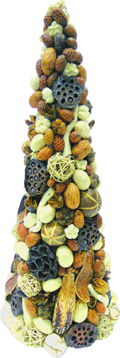 Decorated Cone, 60cm