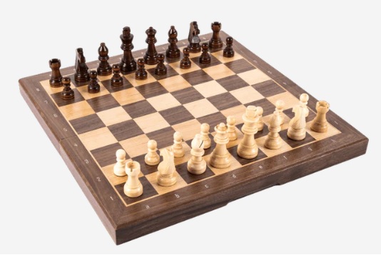 Wooden Chess Set, 35cm