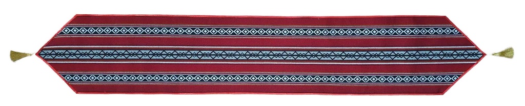 Ramadan Table Runner Geometric Bands, 1.8m