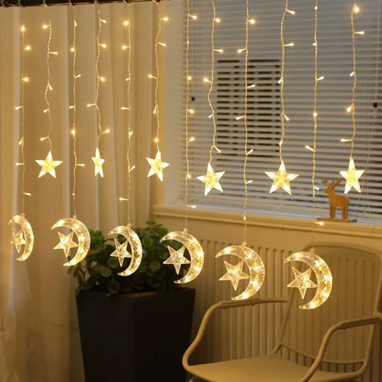 Illuminated Curtain Drop, 3m