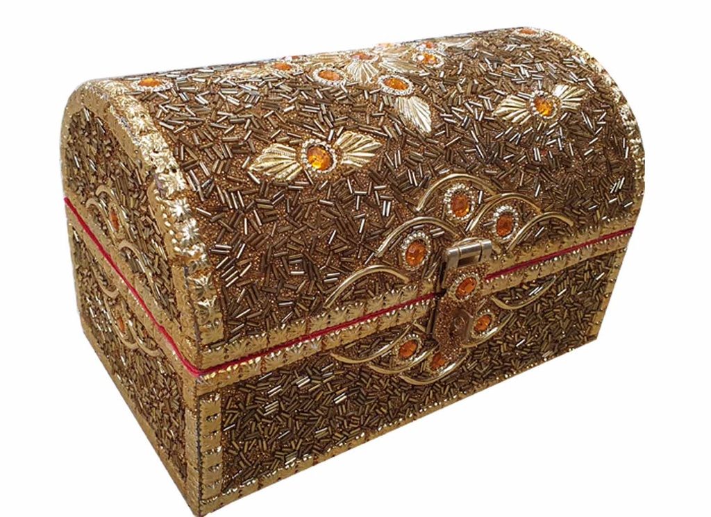Beaded Chest Box, 33cm
