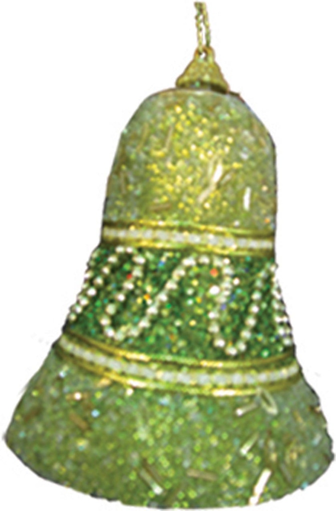Bell Beaded Swirl, 11cm