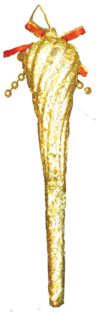 Icicle Teardrop Beaded Spray, 17cm