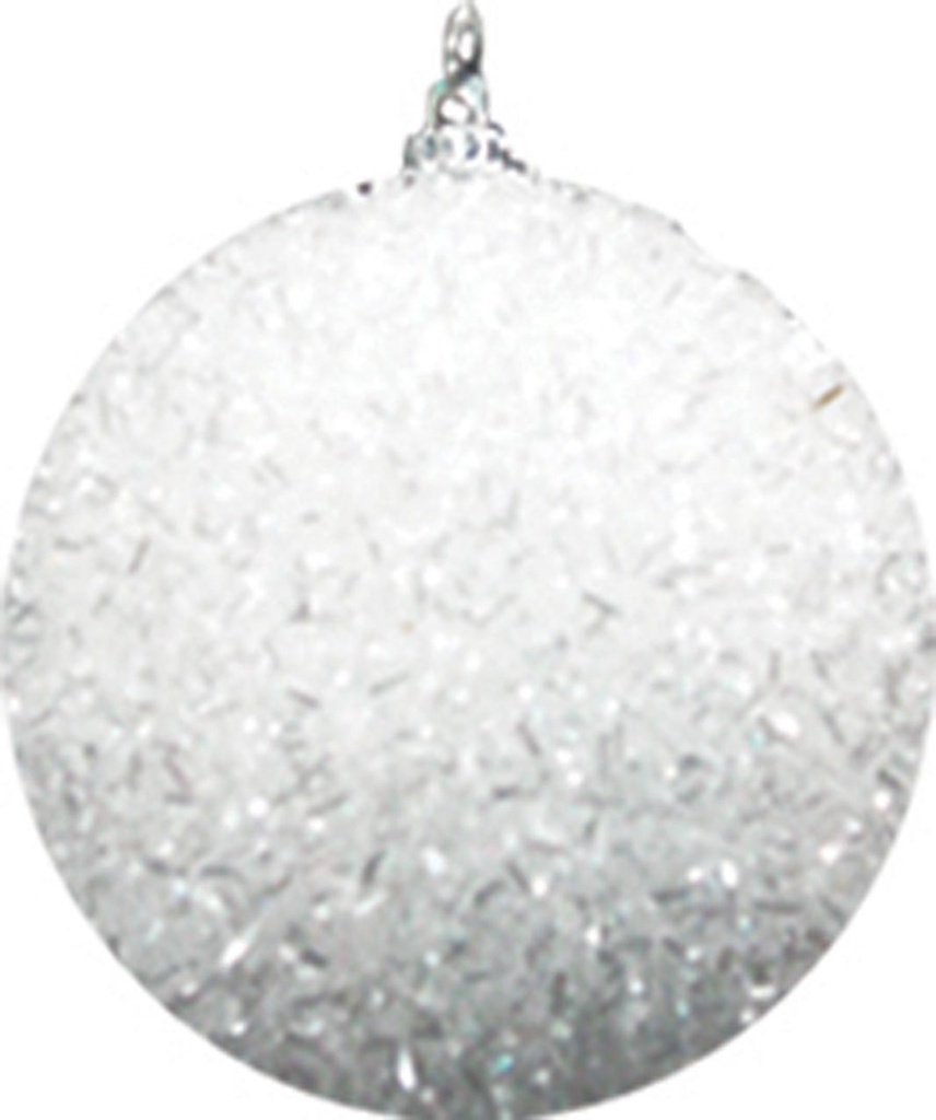 Fuzzy Disc Bauble, 8cm