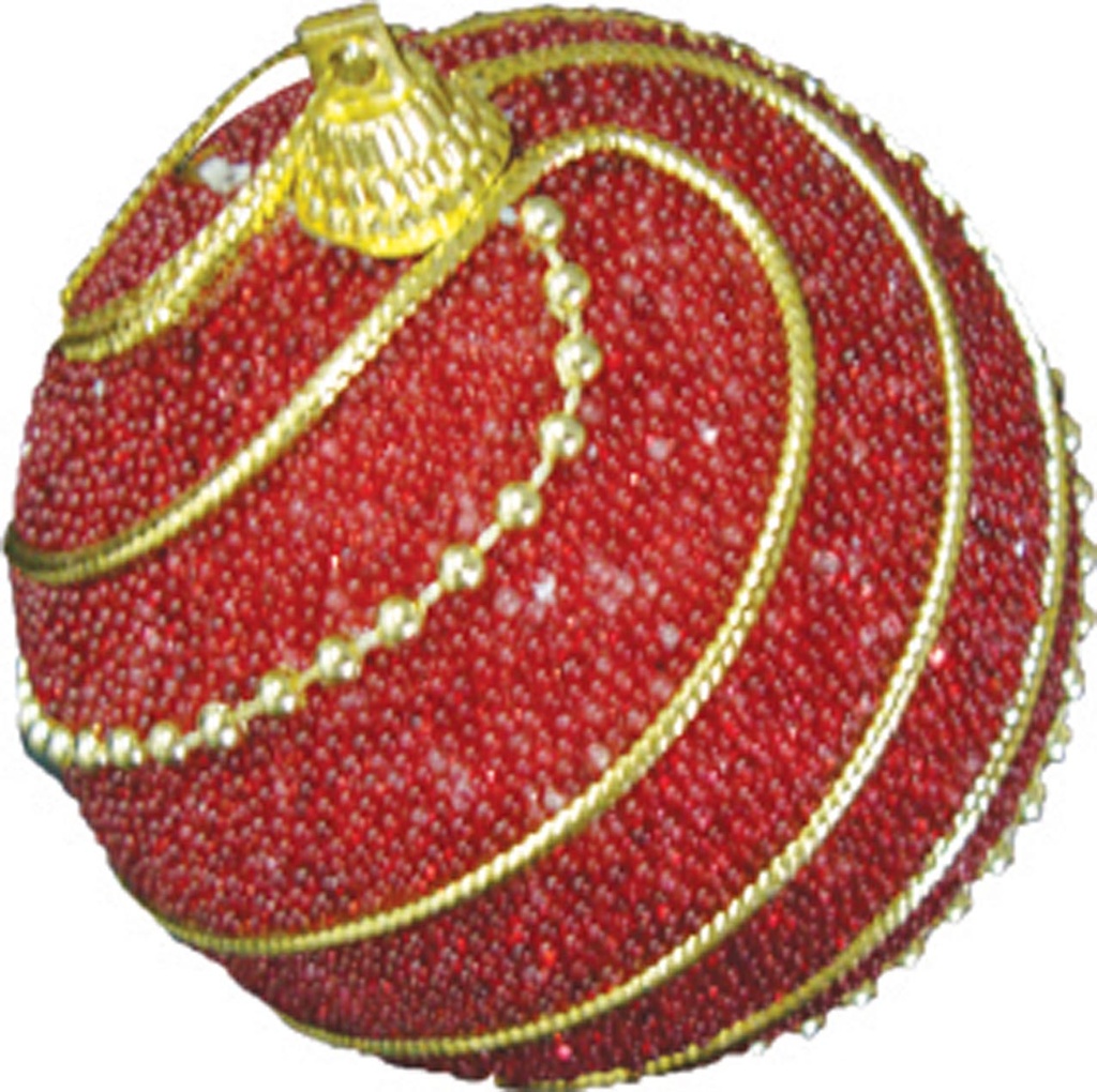 Beaded Bauble, 10cm