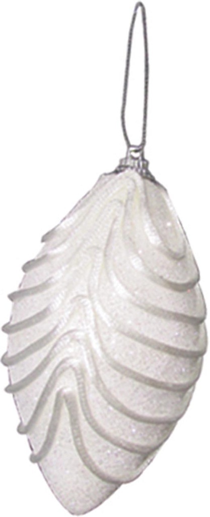 Feather Ribbed Drop, 12cm