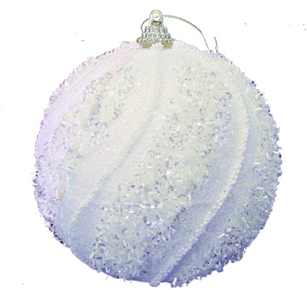 Swirl Bauble, 10cm