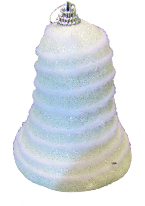 Glittered Bell, 9cm